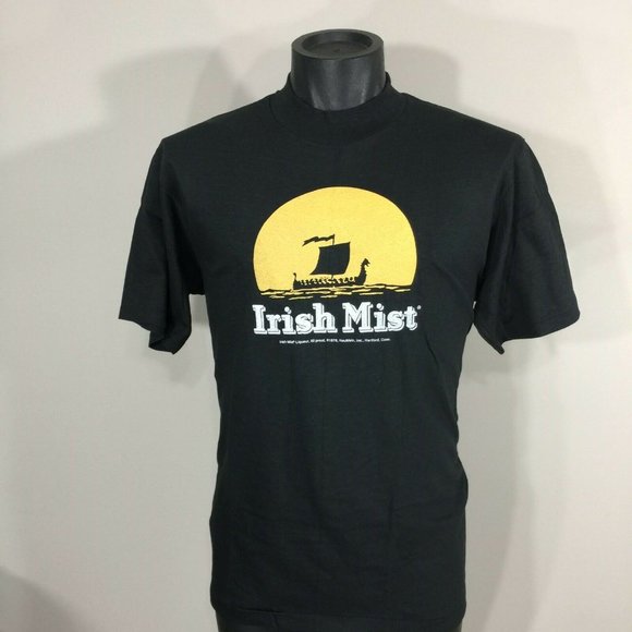 Vintage 1978 Irish Mist Liqueur T-Shirt NOS L Tee Top - Picture 5 of 5